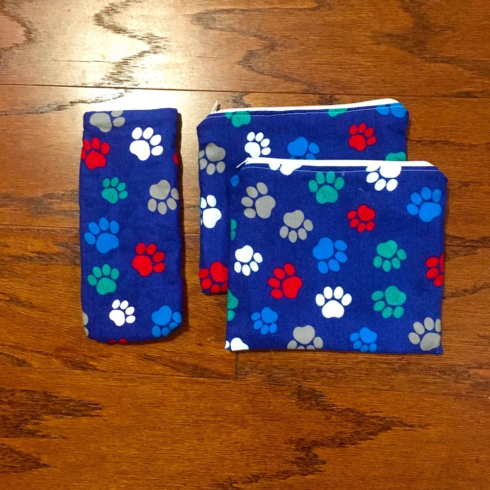 Handmade New zipper vag and eyeglass bundle